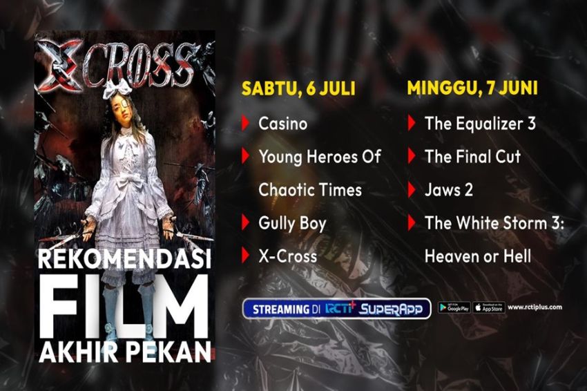 Rekomendasi Film untuk Akhir Pekan, Streaming di RCTI+ SuperApp Ruang